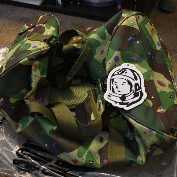 billionaire boys club duffle bag